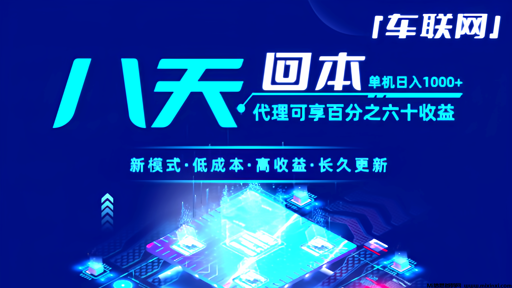 2025全自动挂机就来车联网，单机托管日赚1000，真正的长久稳定。-首码项目网